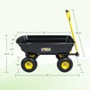 RIDALIYA Garden Dump Cart, Heavy-Duty Utility Wagon with 600 lb