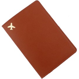 YYGOJOY Passport Holder Cover, PU Leather Passport Holder Travel Wallet Organiser for Credit Card, Money, Boarding, Passport, Boarding Passes for Women Men (Brown)