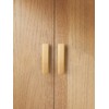 JIASENBAO 5 Pack Self- Adhesive Gold Cabinet Pulls 3-9/16" Length