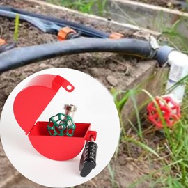 Gate Valve Locking Device (with Password Lock) Gate Valve Lock, Outdoor Faucet Lock, Removable and Easy to Use, Can Prevent Water Theft