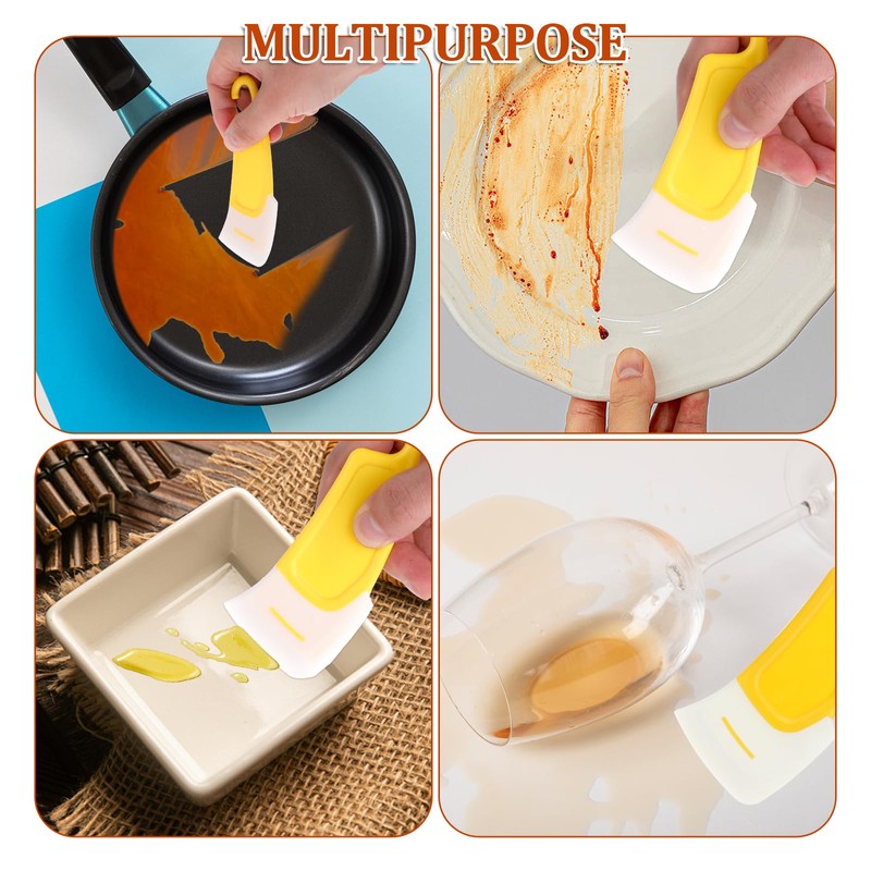 JJUNW 4 Pcs Kitchen Food Grade Silicone Spatula, 3D Printer