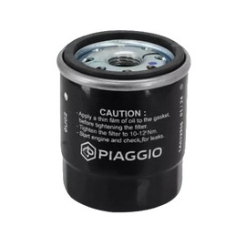 82635R Vespa OEM Oil Filter for Modern Vespa Scooters 150cc-300cc | For All 150-300cc Vespa GT GTS GTV HPE Super Sei Giorni ABS HPE | OEM# 1A022356 483727 Part# 82635R