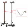 DeaHea 10 Pack Folding Walker Height Adjustable Clips Pole Push