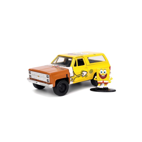 Jada Toys Spongebob Squarepants 1:32 1980 Chevy Blazer K5 Die-cast