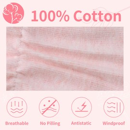 Newborn Baby Mittens Infant No Scratch Gloves Cotton Adjustable Mitts for Baby Girls Boys (6-12M, White+Pink+Gray+Beige)