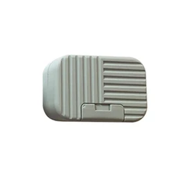 tooloflife 1-Pack Soap Dish Travel Soap Box Soap Container Perfect for Gift/Travel Striped Blue