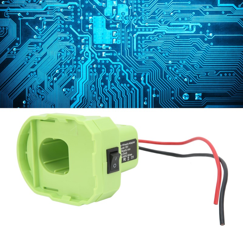 Battery Adapter Converter Dock Power Connector 14AWG with Switch for