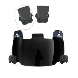 Football Visor, Football Helmet Visor, Football Shield, Fits Youth and Adult Football Helmets (Black)