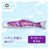 OKBABY Carp Streamer, Single Item, Golden Japanese Elegant Carp, Purple