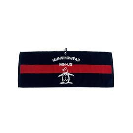 Muning Wear MG5STW01U Imabari Towel, Water Absorbent, Soft, Carabiner Included, Penguin, Golf, NV00 (navy)