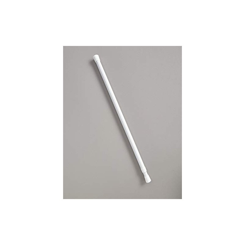 Sliding Telescopic Door Security Bar - Rubber Ends for Friction