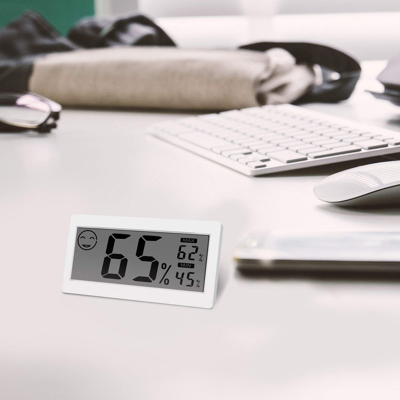 Digital Thermometer Indoor Hygrometer Room Temperature Monitor Humidity Gauge with