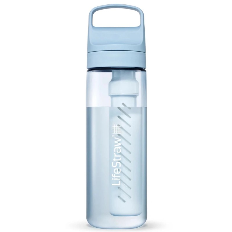 LifeStraw Go 2.0 Water Filter Bottle 650ml, Laguna Teal