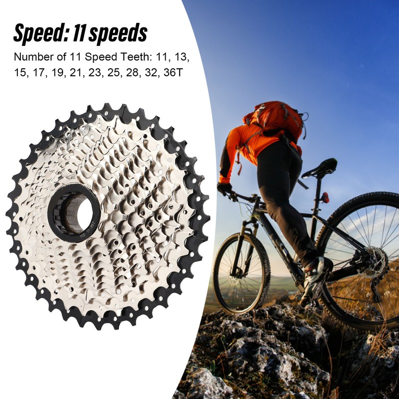 11‑36T Bike Flywheel High Strength Steel Mountain Bike 11 Speed