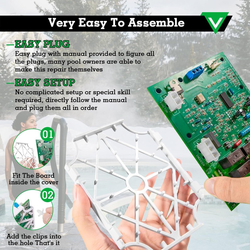 Cautyfky FDXLICB1930 FD Integrated Control Board Kit, Fit for Hayward