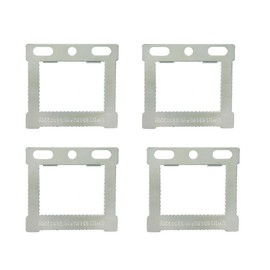 10 pc Square Sawtooth CWH1 Hangers Aluminum Back Stretched Canvas Hollow Back Floater Picture Frame Hanging Kit with Screws.