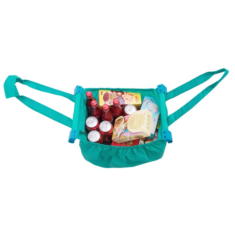 Handy Sandy Reusable Shopping Cart Bags (Set of 3), Foldable