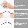 AUEAR, Funny Bathroom Toilet Seat Sticker Decal Reminder Decoration for