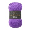 Wollbiene Viola Knitting Wool Plain 100 g Premium Knitting Wool