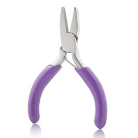 GOLD DEER Mini Flat Nose Pliers 3 Inches Duckbill Pliers Miniature Pocket Plier Mini Precision Pliers for Jewelry Making Bending Wire Small Object Gripping DIY Craft Hobby Supplies