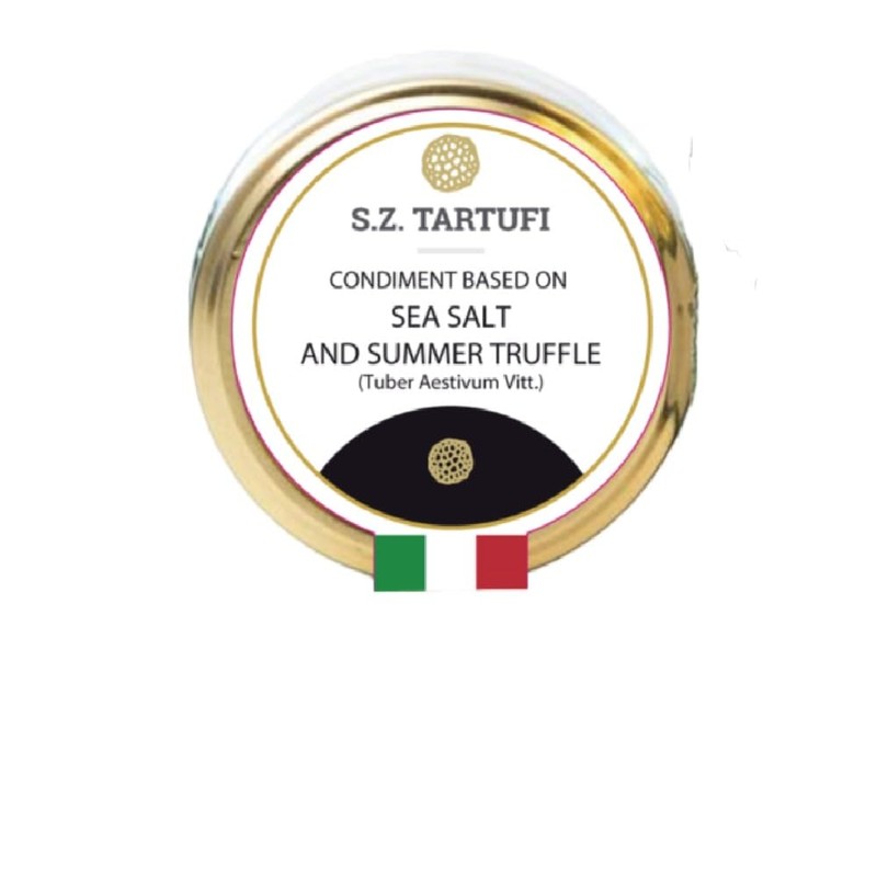 Italian Truffle Salt, Ezette, Tartuffi, Sea Salt Triff, 1.6 oz