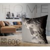 VOID Jesus Statue Antique Cushion Cover Polyester Waterproof Outdoor Indoor