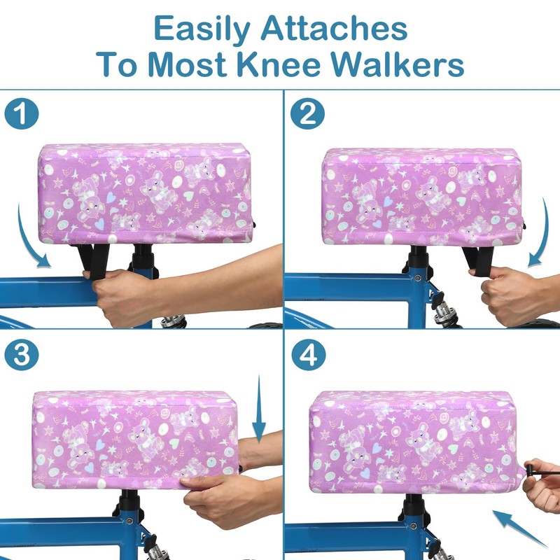 Knee Scooter Cushion Cover - Soft and Comfortable Knee Scooter
