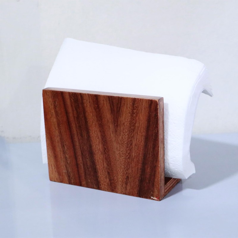 Servilletero para Mesa de Madera Hecho a Mano - Porta