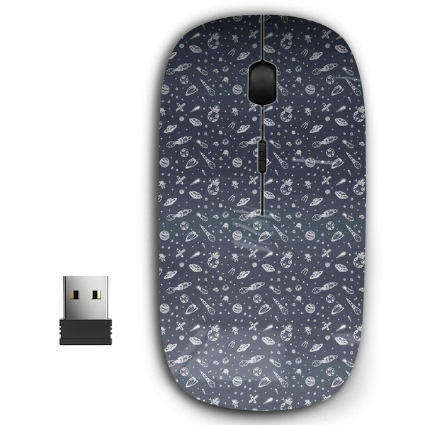 2.4G Ergonomic Portable USB Wireless Mouse for PC, Laptop, Computer,