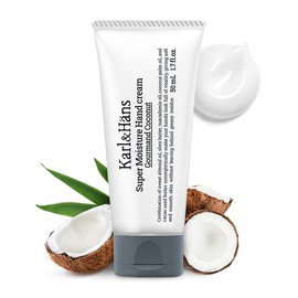 [Karl&Hans] Carl & Hans Super Moisturizing Hand Cream, Rough Hands, Weak Acid, Moisturizing, VEGAN Certified (50ml, Coconut)