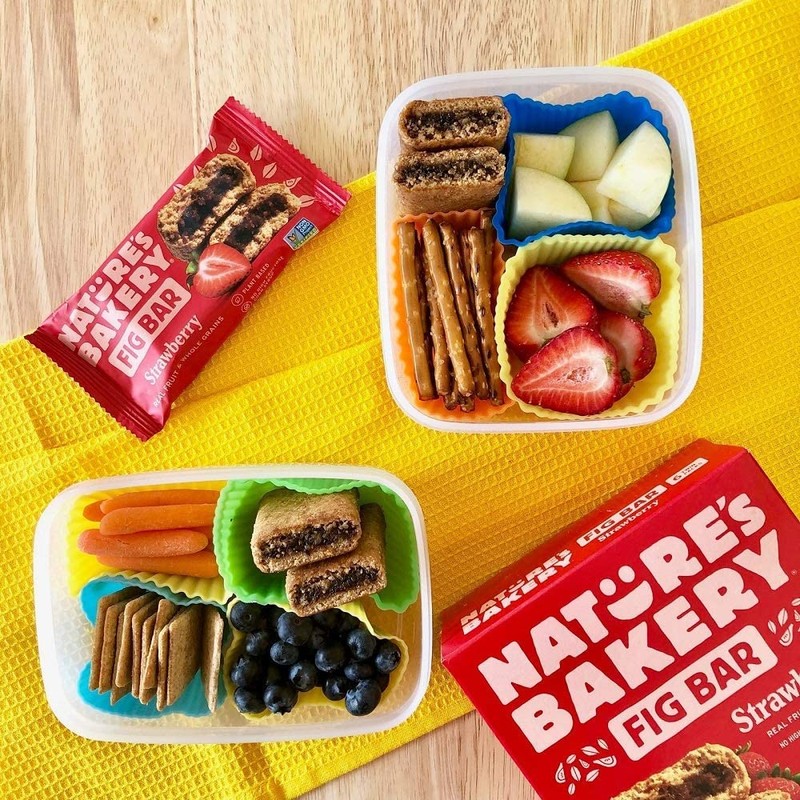 Nature’s Bakery Whole Wheat Fig Bars, Strawberry, Real Fruit, Vegan,