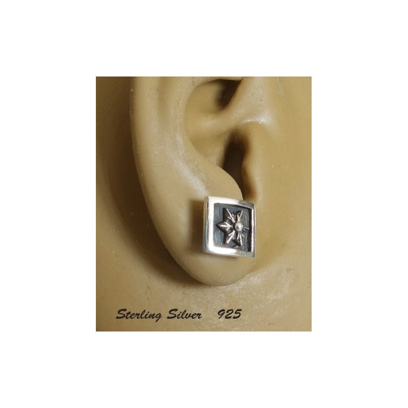STERLING SILVER 925 AMTHGPS-051 Single Ear Sterling Silver 925 Earrings
