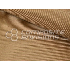Kevlar Tan Aramid Fabric 2x2 Twill Weave 1500d 6.2oz/210gsm-S