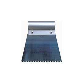 Nespoli N0M1665Q12 Glue Spatula Iron Handle 120 mm Thick Tooth
