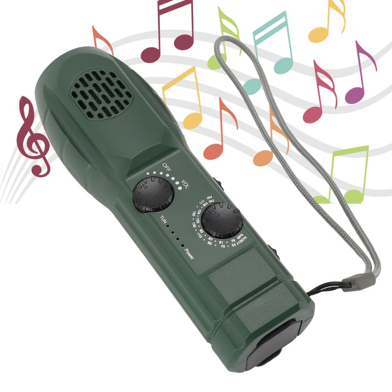 Hand Crank Emergency Radio Multifunctional AM FM Band Portable Emergency