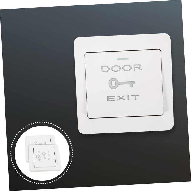 CORHAD Security Door Access Cover 2-Piece Push to Exit Button