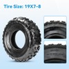 EOPOAYI 19x7-8 Mini Bike Tires Tubeless Replacement for Coleman CT200U