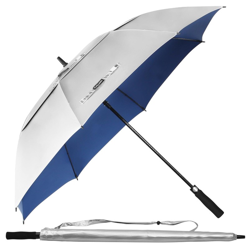 Fulynmen 62 Inch UPF 50+ Sun Umbrella UV Protection Large