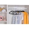 Quality Hangers 50 Pack Slim Plastic Hangers for Clothes -