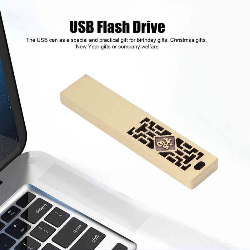 USB Flash Drive Thumb Metal 2.0 Portable Waterproof Metal Storage