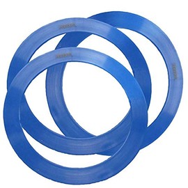 Zeekio Junior Juggling Rings - 9.5" Diameter - Great for Beginners - Set of 3 (Blue)