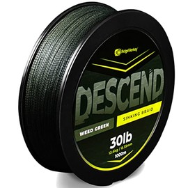 RidgeMonkey Descend Sinking Braid - 1000 m Carp Line, Diameter / Load Capacity: 0.35 mm / 30 lb / 13.6 kg