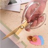 Jasni Transparent Handle Stainless Steel Sharp Powerful Kitchen Scissors Multi-Purpose