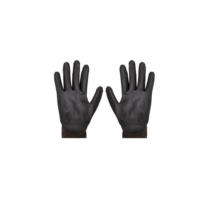 Montana Black Nylon Gloves Large