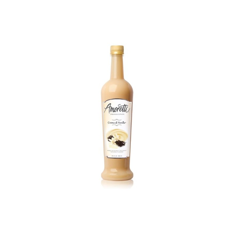 Amoretti Premium Syrup, Crema Di Vanilla, 25.4 Ounce