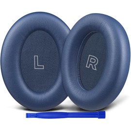 SOULWIT Replacement Earpads for Bose QuietComfort(QC) Ultra Wireless Headphones, Ear Pads Cushions with Softer Protein Leather, High-Density Noise Cancelling Foam - Lunar Blue