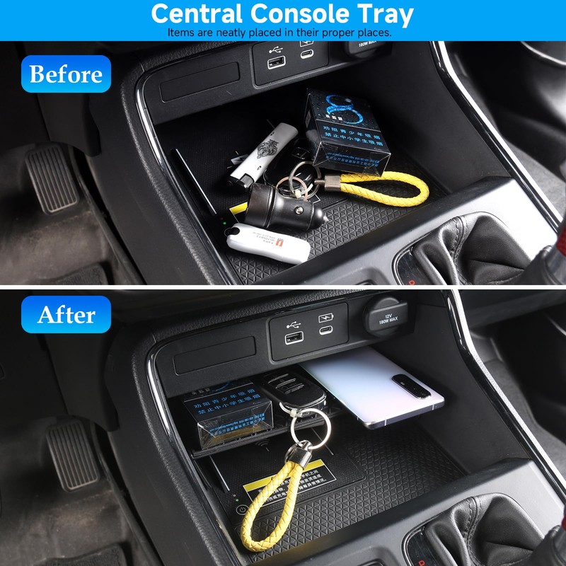 Bercicci 3PCS Center Console Organizer Compatible with Honda CRV 2026
