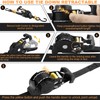 DAJAVE 2 Pack 1 Inch Retractable Ratchet Straps Heavy Duty