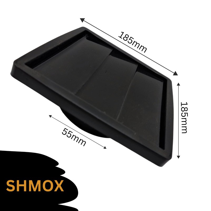 SHMOX Gravity Grille Shutter 155mm External Dimension Ducting Air Vent