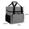 Luxja Rock Sewing Machine Storage Bag with Hard Birds on